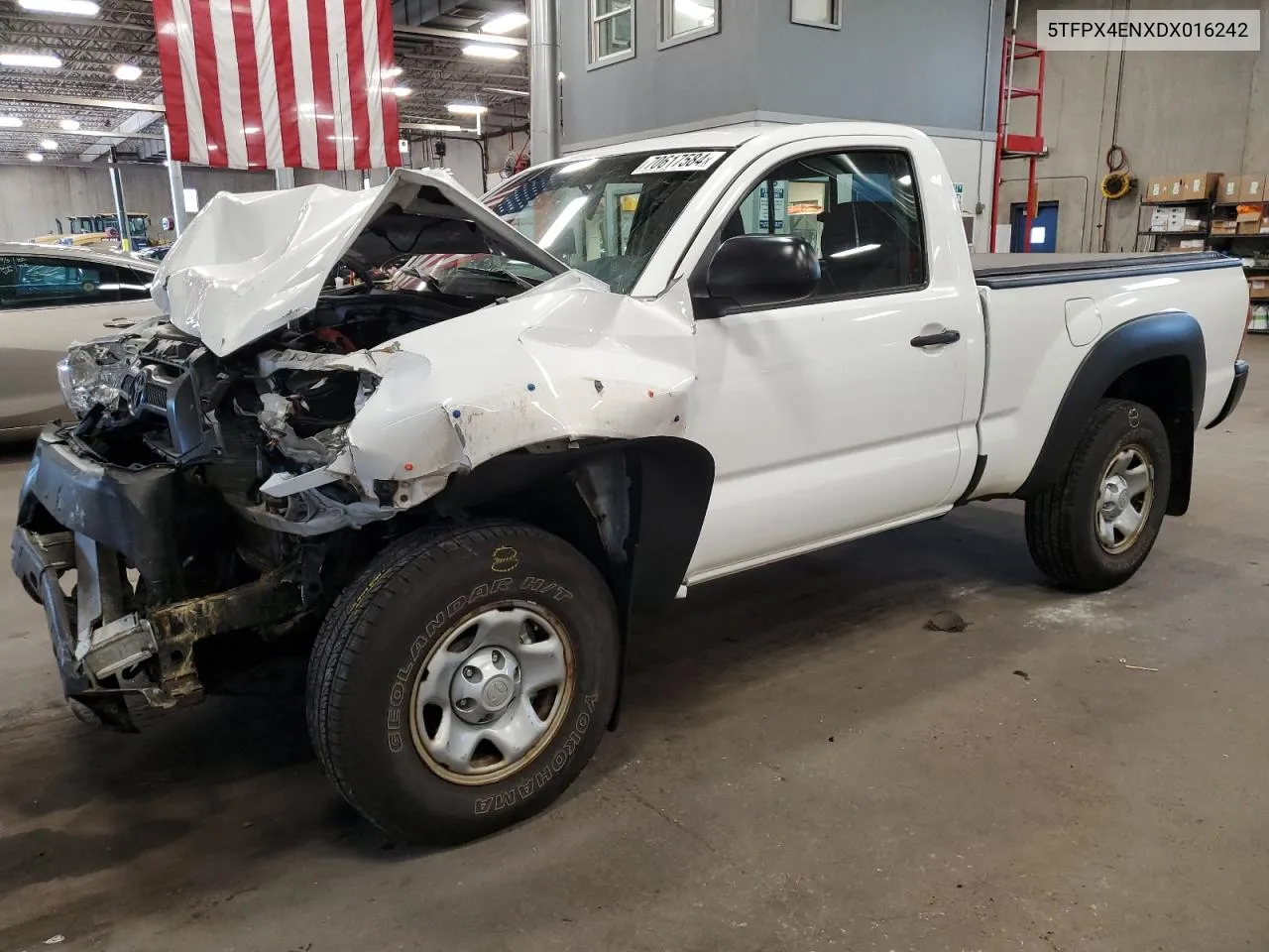 2013 Toyota Tacoma VIN: 5TFPX4ENXDX016242 Lot: 70617584