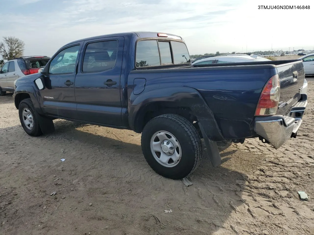 2013 Toyota Tacoma Double Cab Prerunner VIN: 3TMJU4GN3DM146848 Lot: 70778754