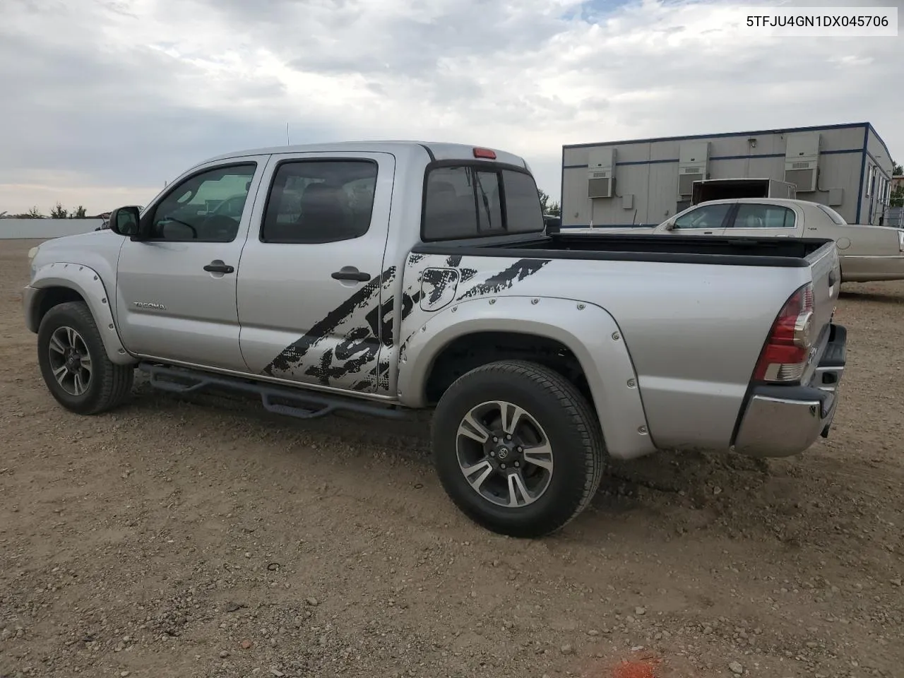 2013 Toyota Tacoma Double Cab Prerunner VIN: 5TFJU4GN1DX045706 Lot: 71207544