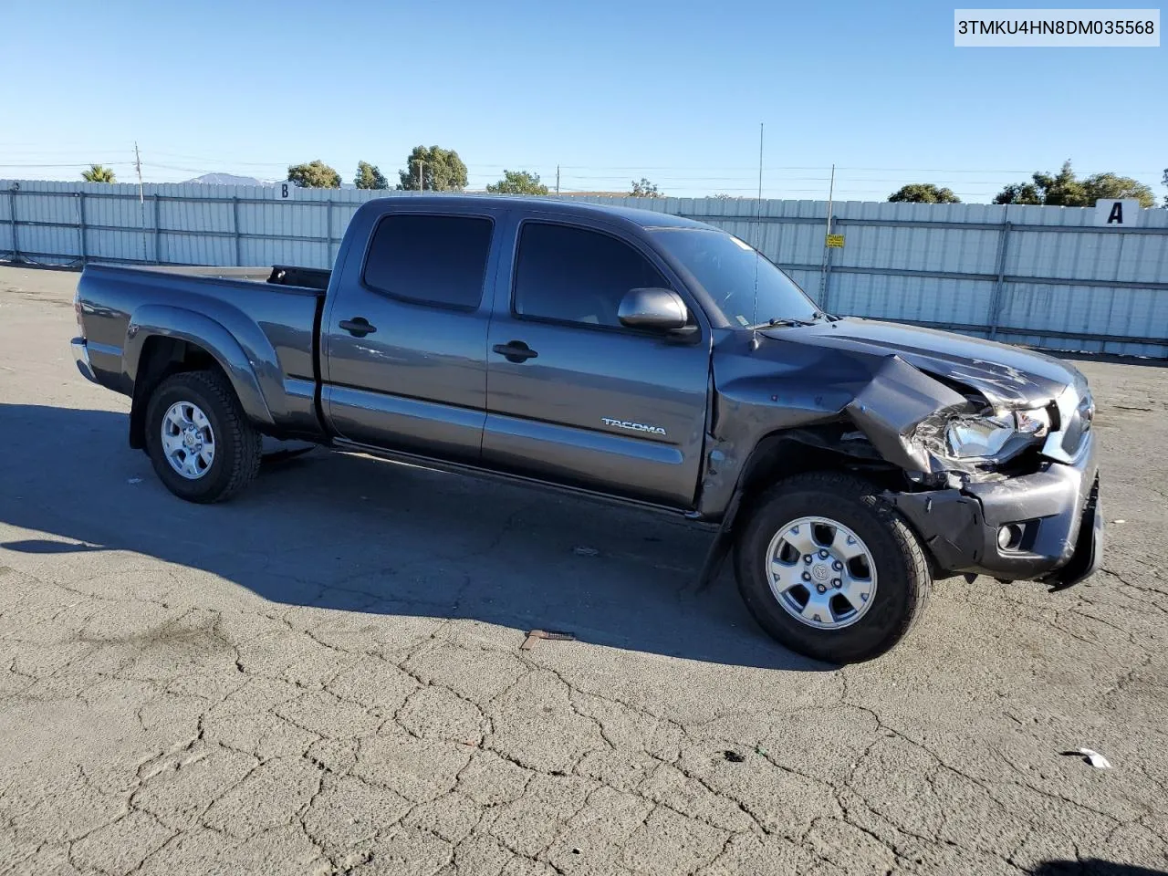 2013 Toyota Tacoma Double Cab Prerunner Long Bed VIN: 3TMKU4HN8DM035568 Lot: 71298264