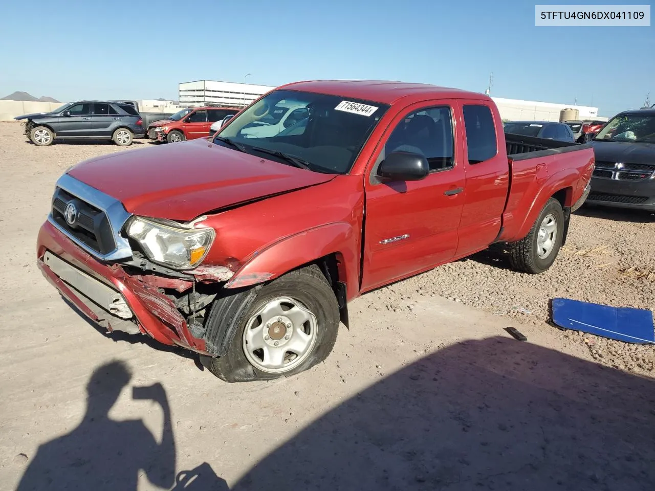 2013 Toyota Tacoma Prerunner Access Cab VIN: 5TFTU4GN6DX041109 Lot: 71564344