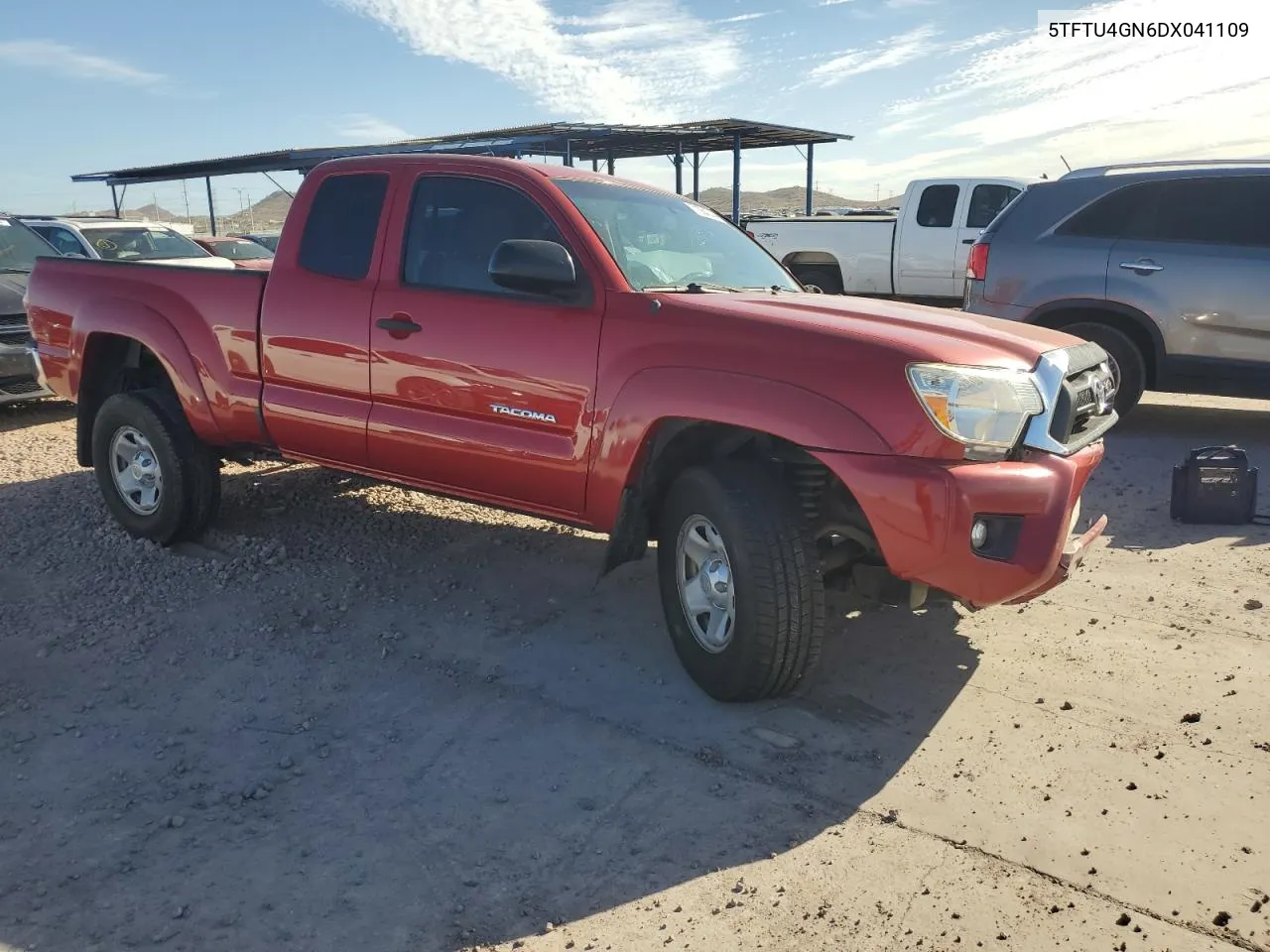 2013 Toyota Tacoma Prerunner Access Cab VIN: 5TFTU4GN6DX041109 Lot: 71564344