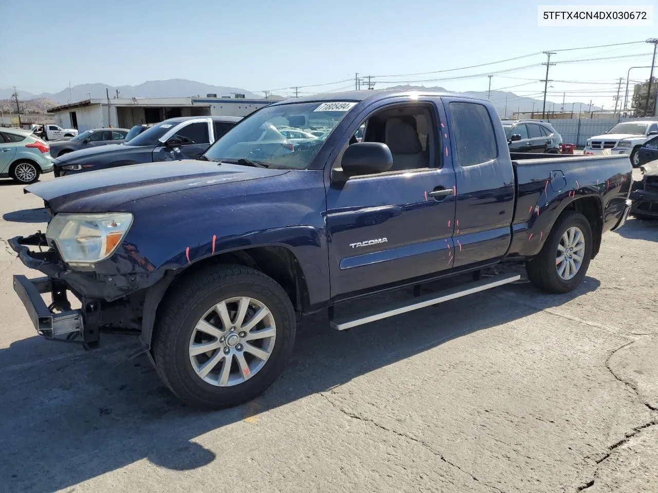 2013 Toyota Tacoma Access Cab VIN: 5TFTX4CN4DX030672 Lot: 71805494