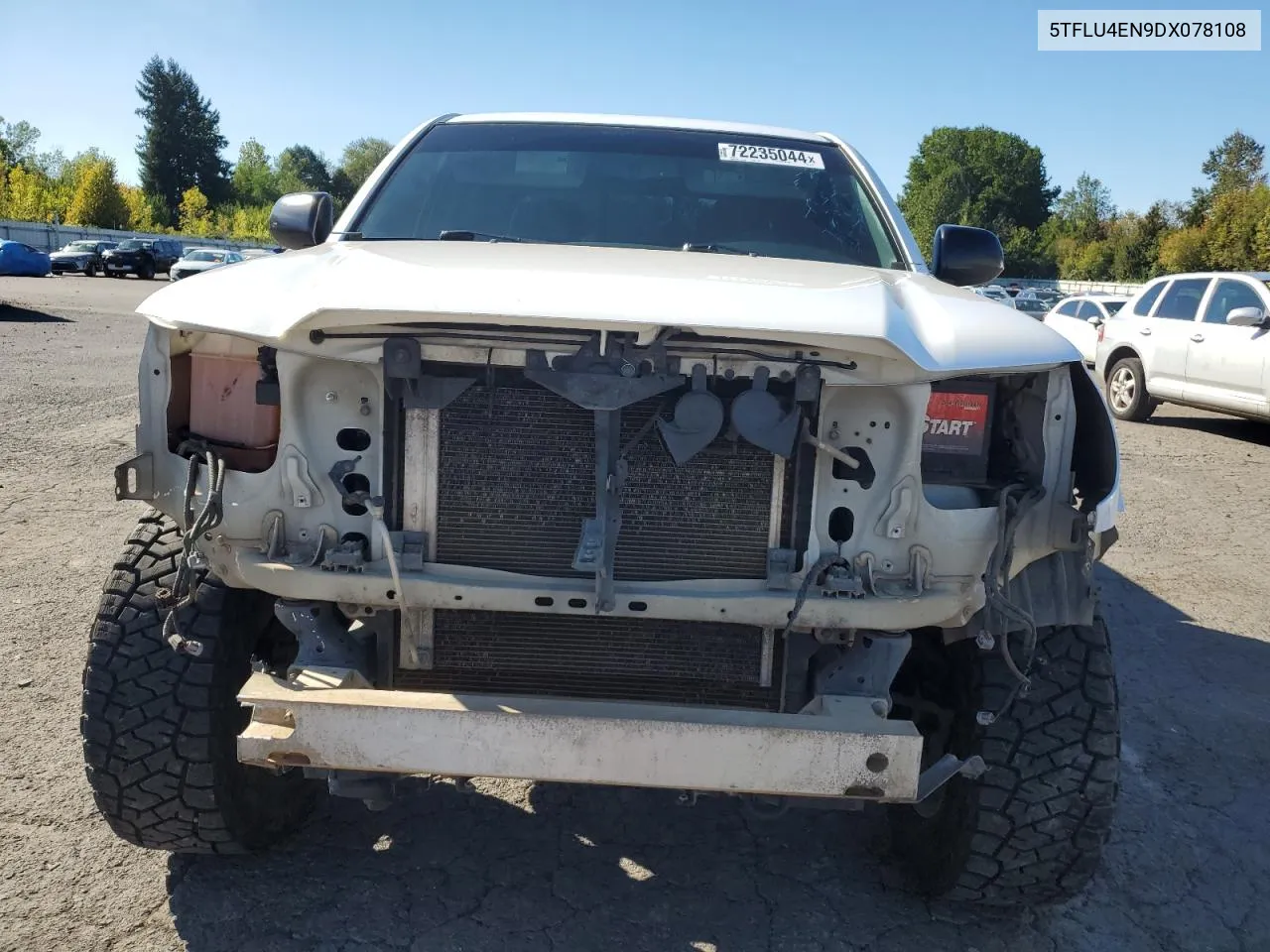 2013 Toyota Tacoma Double Cab VIN: 5TFLU4EN9DX078108 Lot: 72235044