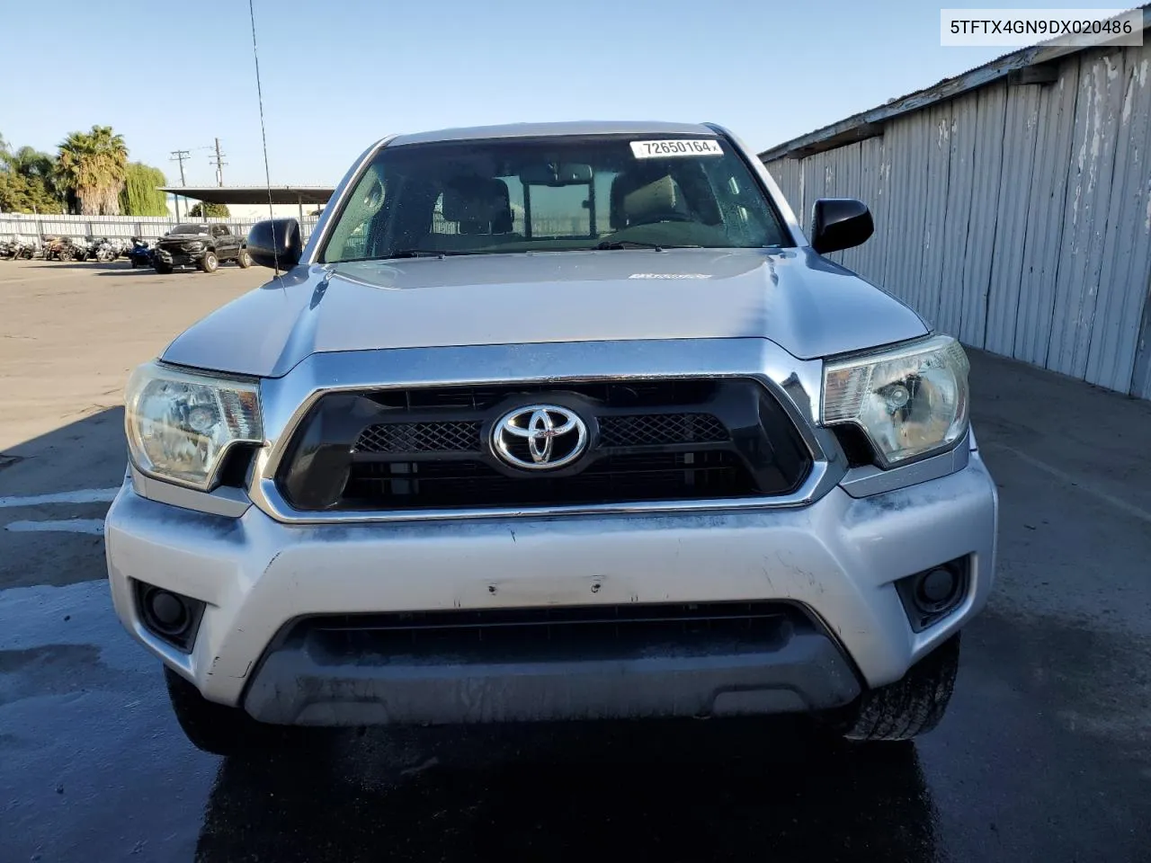 2013 Toyota Tacoma Prerunner Access Cab VIN: 5TFTX4GN9DX020486 Lot: 72650164