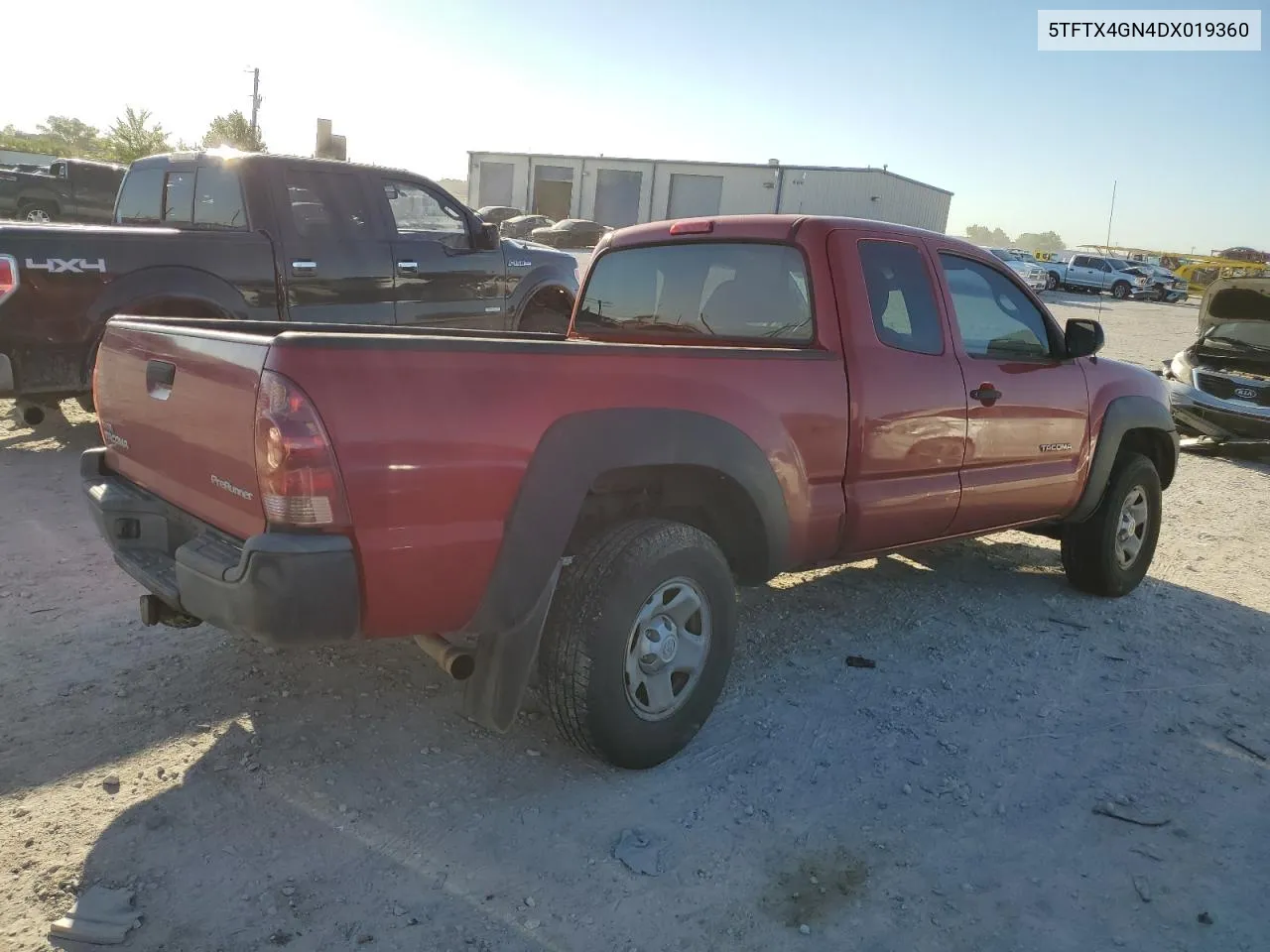 2013 Toyota Tacoma Prerunner Access Cab VIN: 5TFTX4GN4DX019360 Lot: 72834504