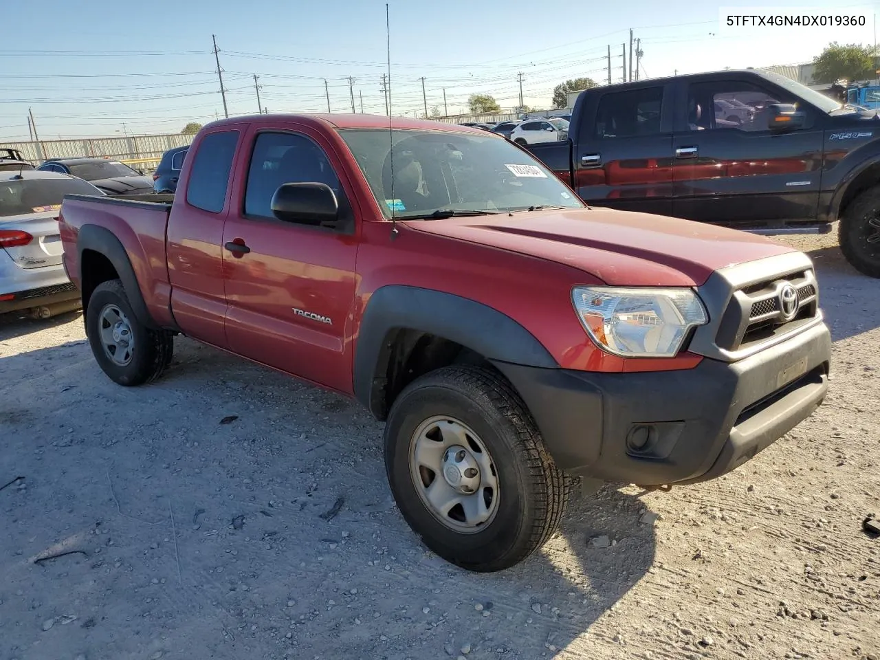 2013 Toyota Tacoma Prerunner Access Cab VIN: 5TFTX4GN4DX019360 Lot: 72834504