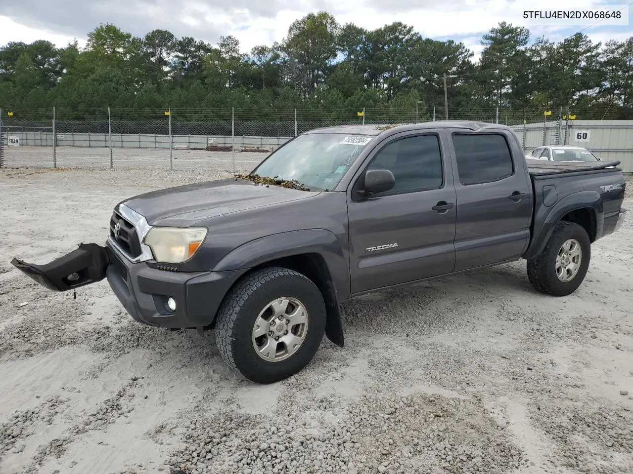 2013 Toyota Tacoma Double Cab VIN: 5TFLU4EN2DX068648 Lot: 73882504