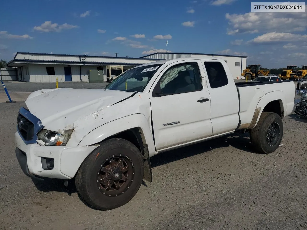 2013 Toyota Tacoma Prerunner Access Cab VIN: 5TFTX4GN7DX024844 Lot: 75816504