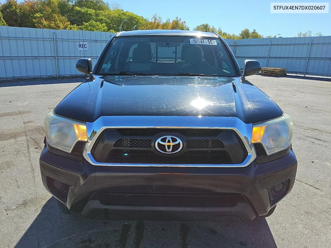 2013 Toyota Tacoma Access Cab VIN: 5TFUX4EN7DX020607 Lot: 75818614