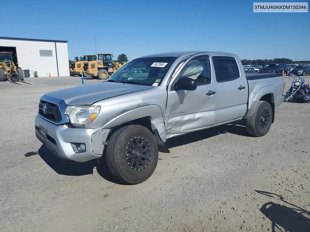 2013 Toyota Tacoma Double Cab Prerunner VIN: 3TMJU4GNXDM150346 Lot: 76675964