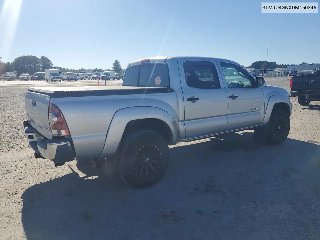 2013 Toyota Tacoma Double Cab Prerunner VIN: 3TMJU4GNXDM150346 Lot: 76675964