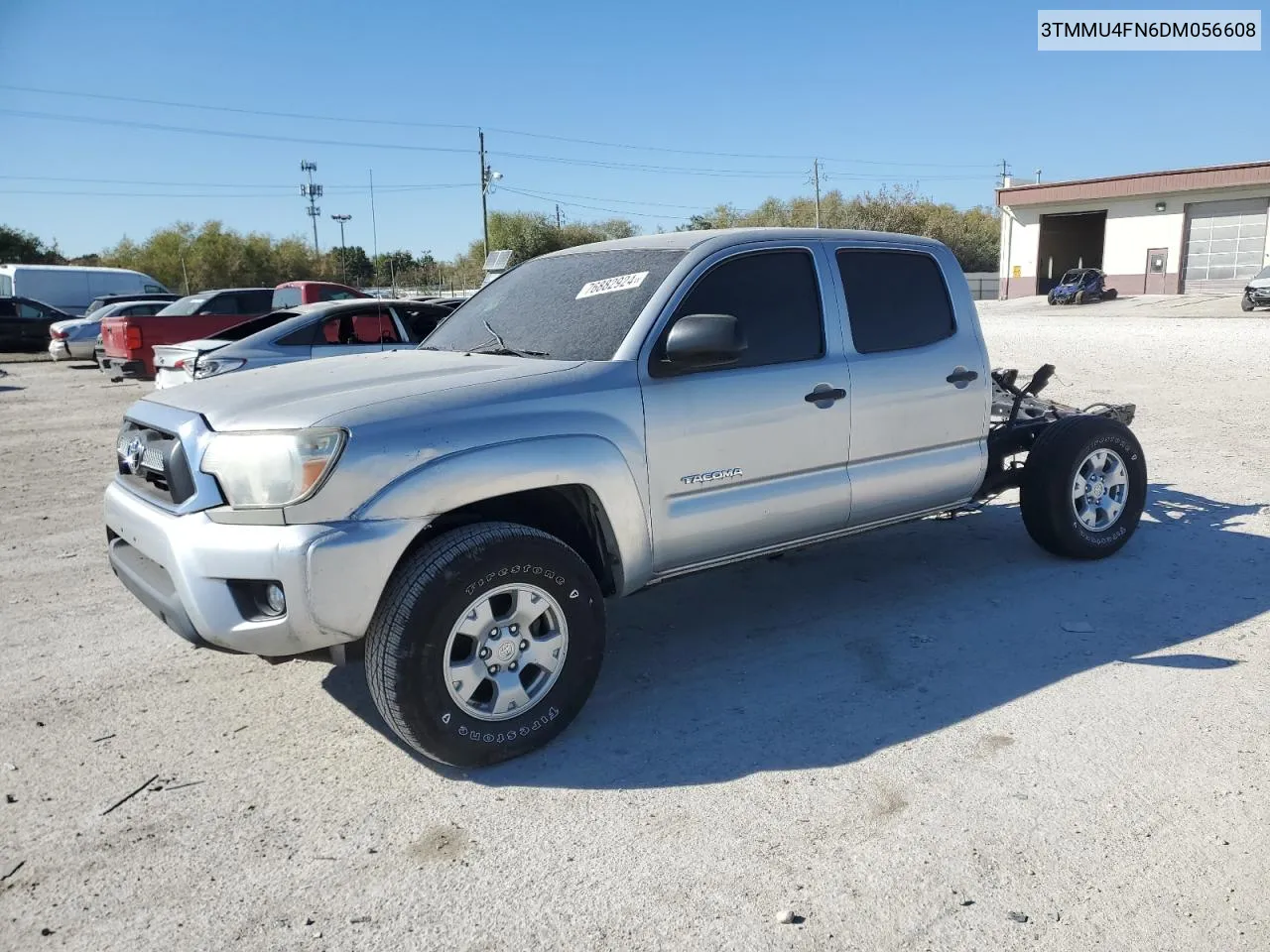 2013 Toyota Tacoma Double Cab Long Bed VIN: 3TMMU4FN6DM056608 Lot: 76882924