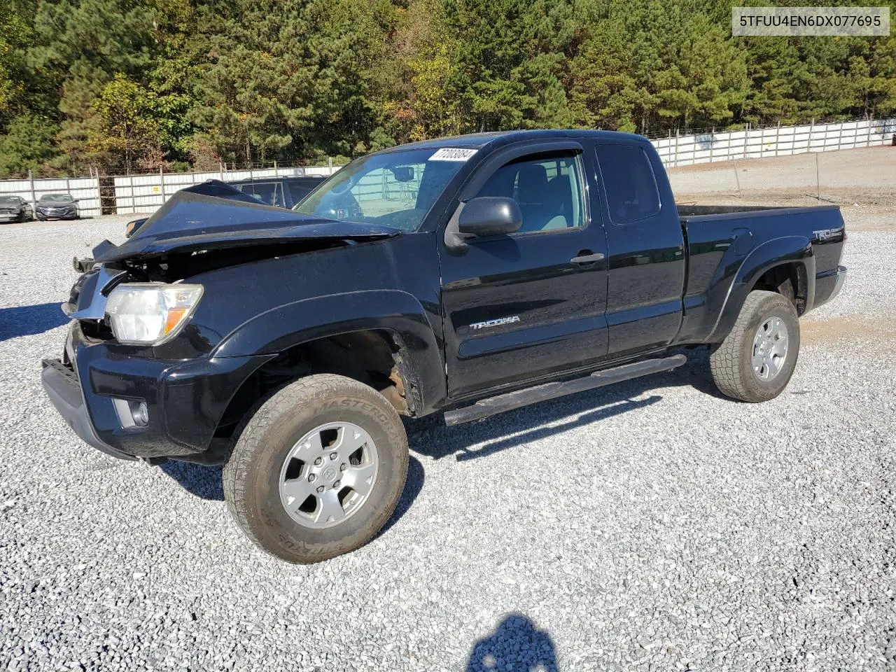 2013 Toyota Tacoma VIN: 5TFUU4EN6DX077695 Lot: 77203084