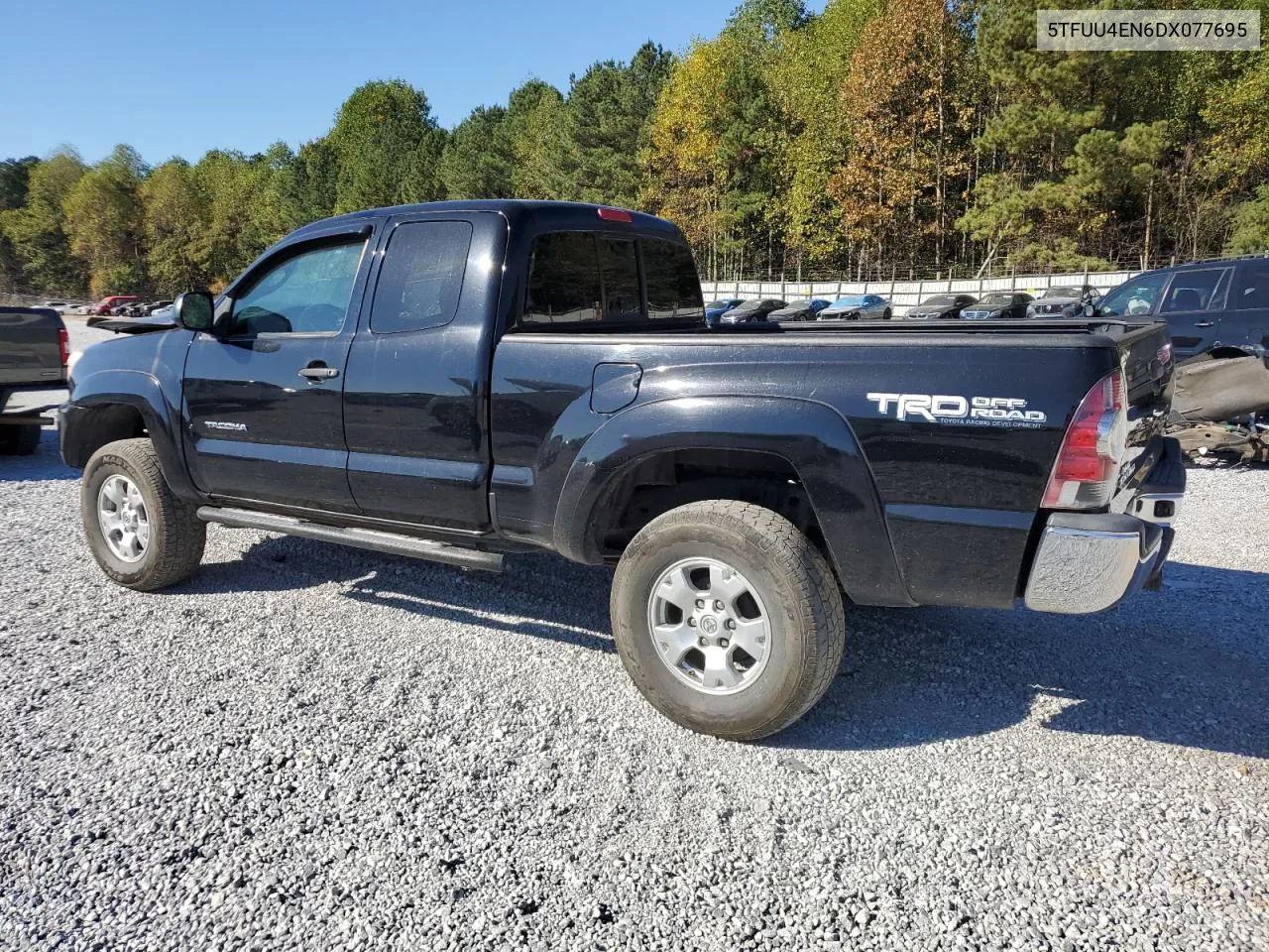 2013 Toyota Tacoma VIN: 5TFUU4EN6DX077695 Lot: 77203084