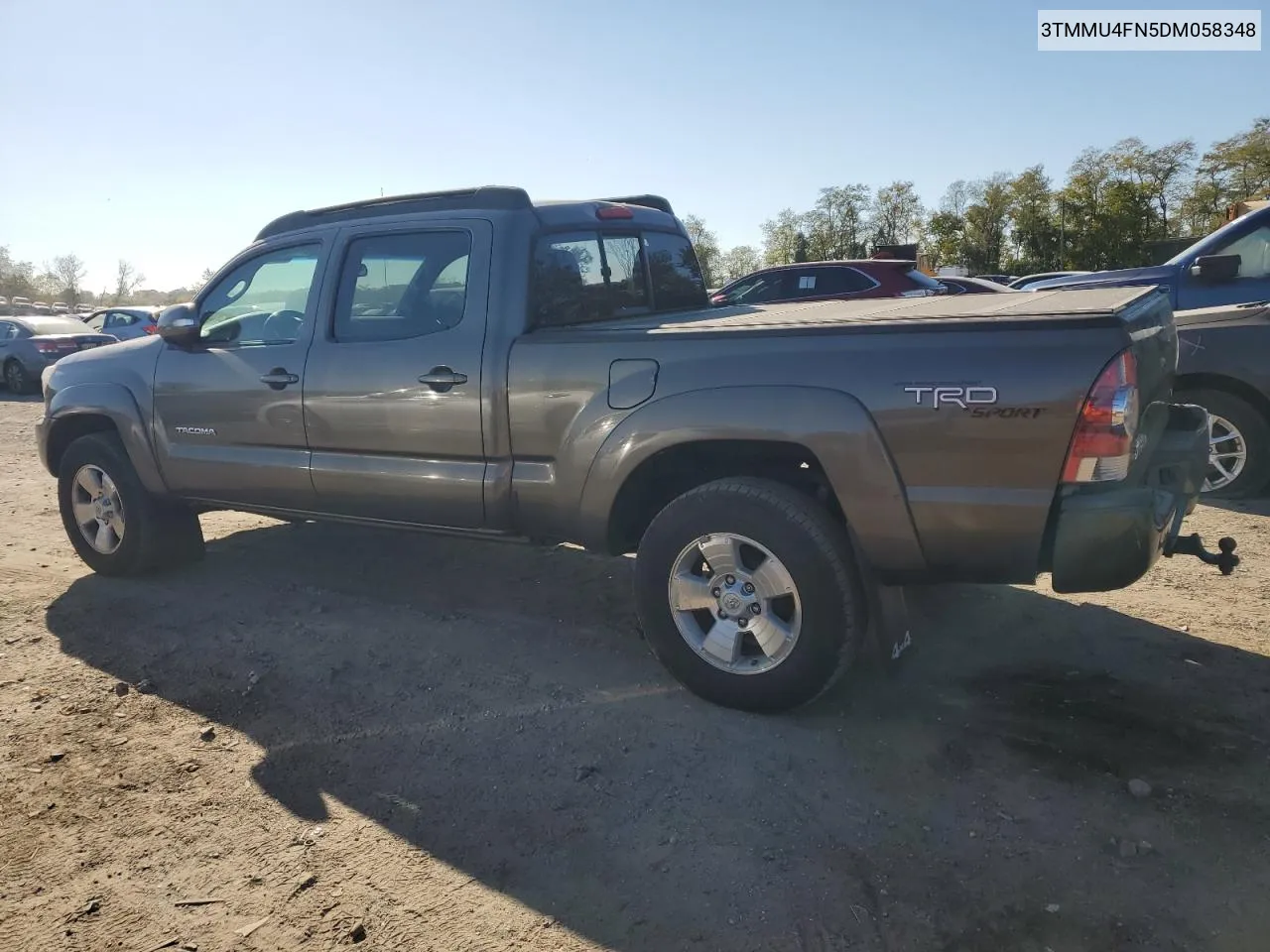 3TMMU4FN5DM058348 2013 Toyota Tacoma Double Cab Long Bed