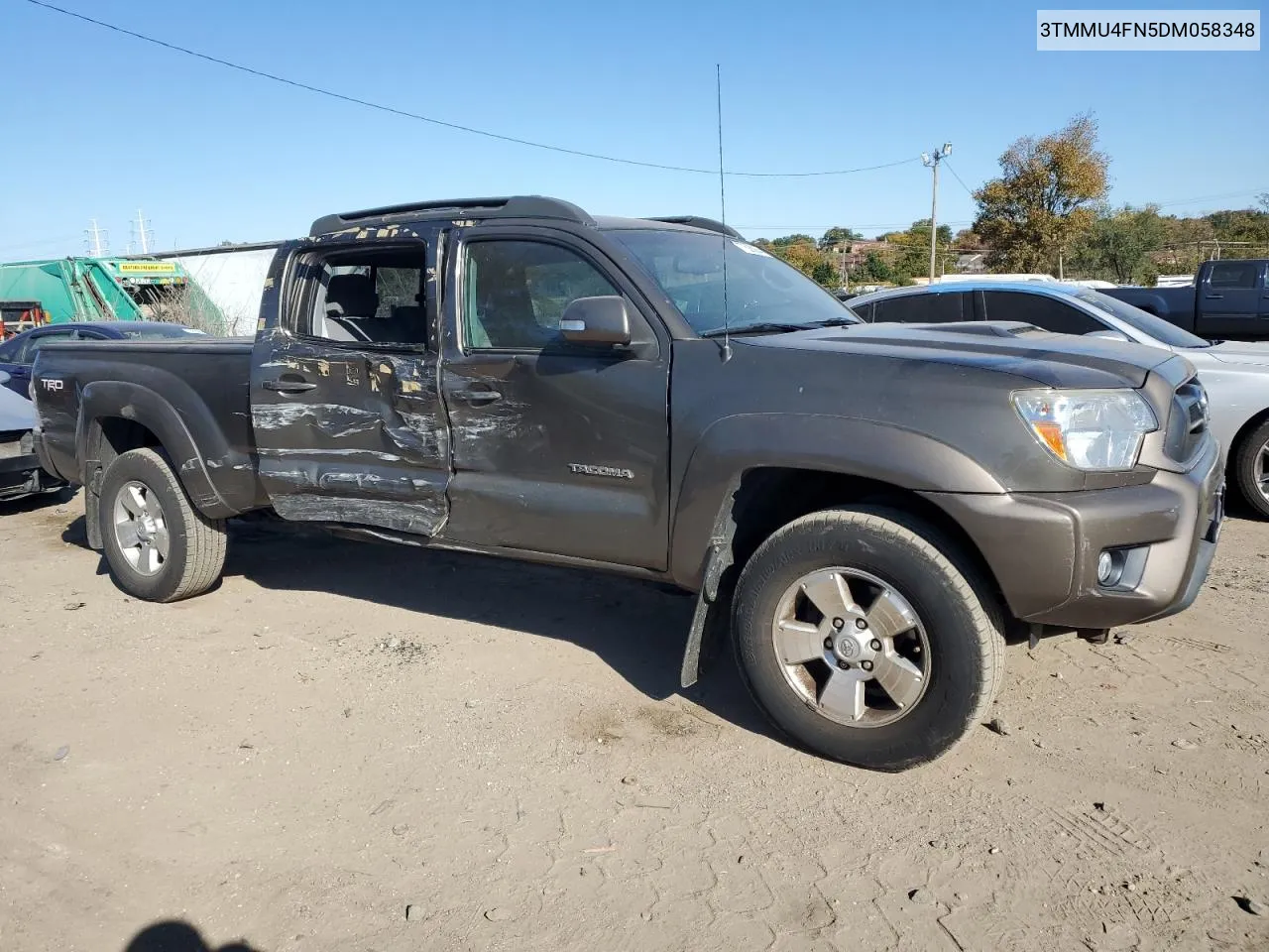 2013 Toyota Tacoma Double Cab Long Bed VIN: 3TMMU4FN5DM058348 Lot: 77526054