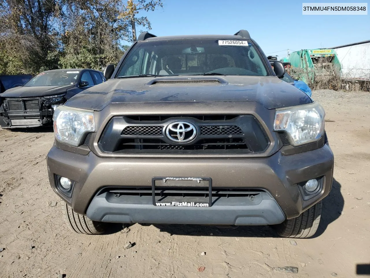 2013 Toyota Tacoma Double Cab Long Bed VIN: 3TMMU4FN5DM058348 Lot: 77526054