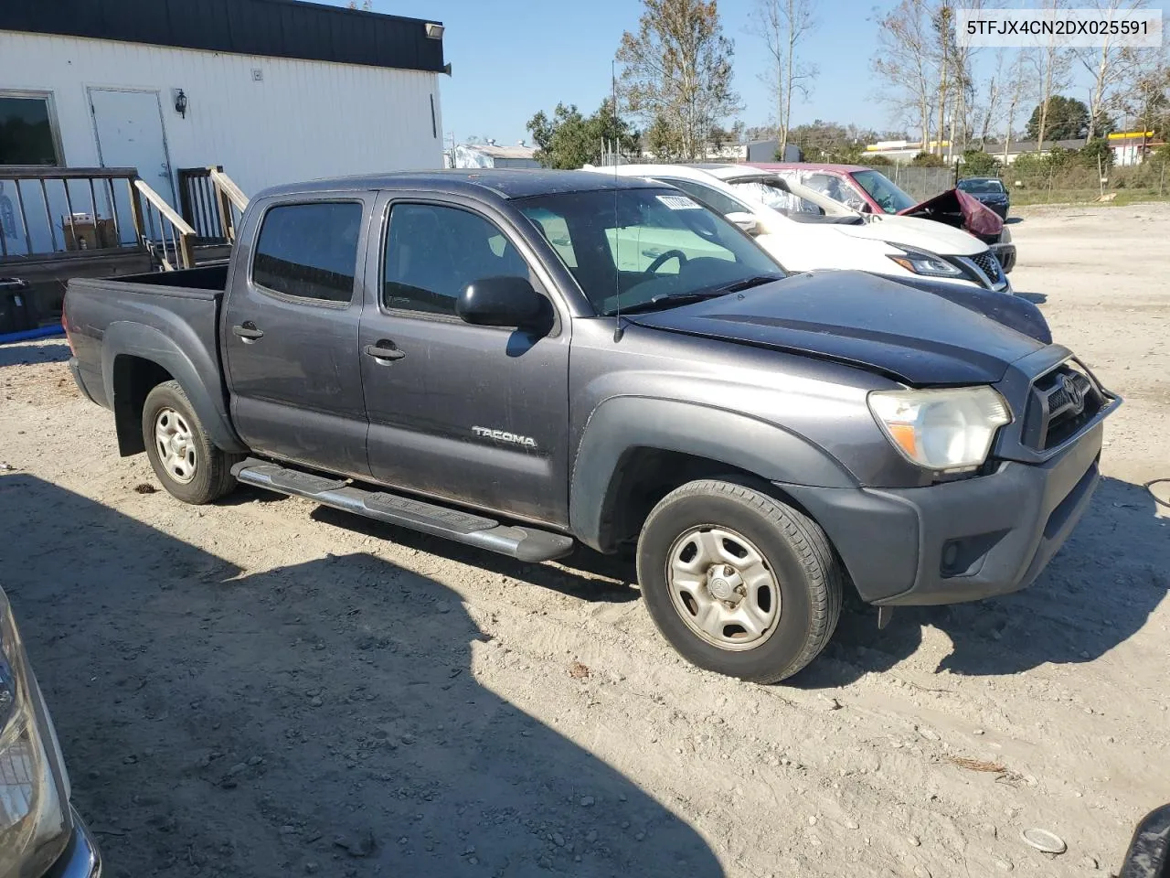 2013 Toyota Tacoma Double Cab VIN: 5TFJX4CN2DX025591 Lot: 77732814