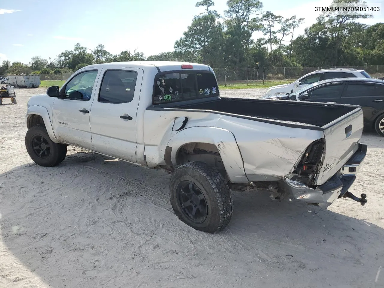 2013 Toyota Tacoma Double Cab Long Bed VIN: 3TMMU4FN7DM051403 Lot: 77954244