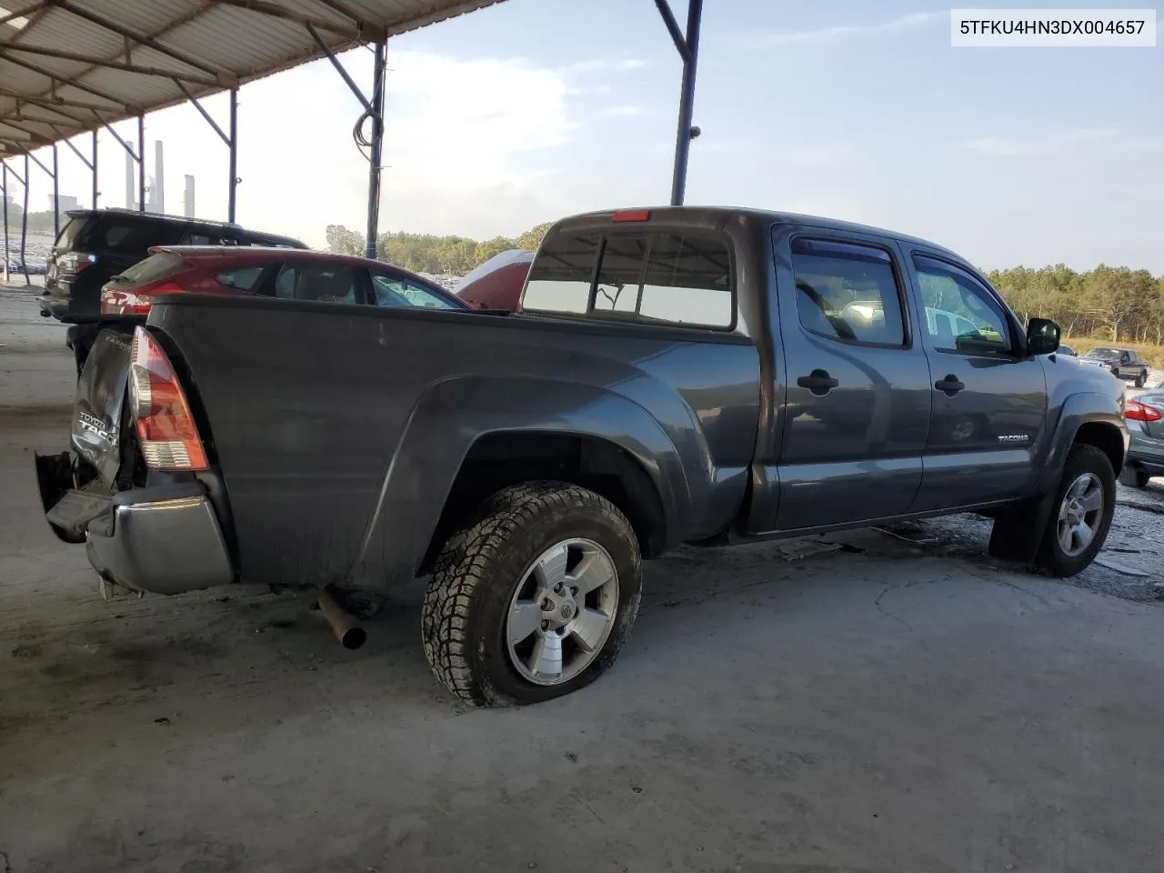 2013 Toyota Tacoma Double Cab Prerunner Long Bed VIN: 5TFKU4HN3DX004657 Lot: 78008594