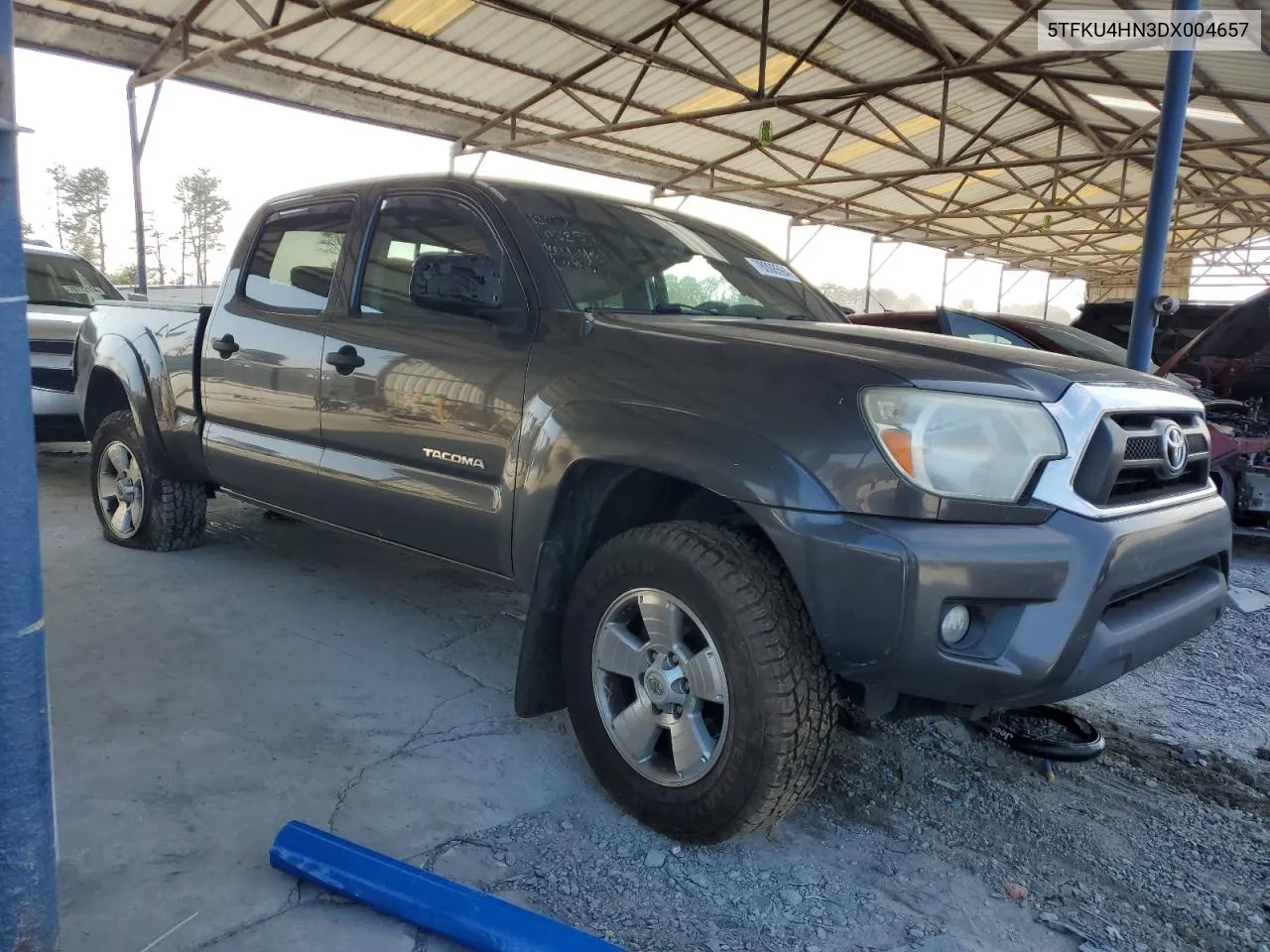 2013 Toyota Tacoma Double Cab Prerunner Long Bed VIN: 5TFKU4HN3DX004657 Lot: 78008594