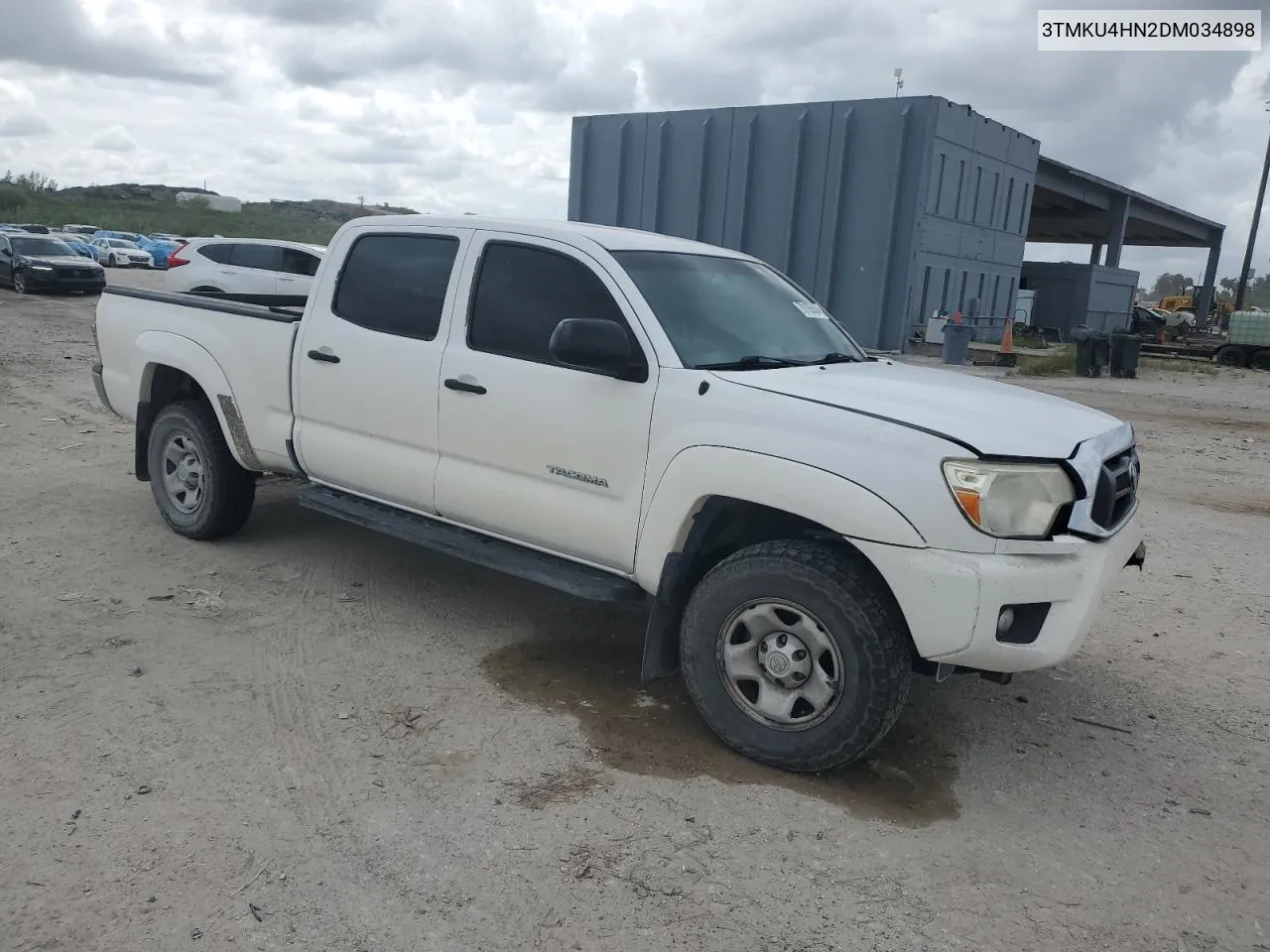 2013 Toyota Tacoma Double Cab Prerunner Long Bed VIN: 3TMKU4HN2DM034898 Lot: 78185604