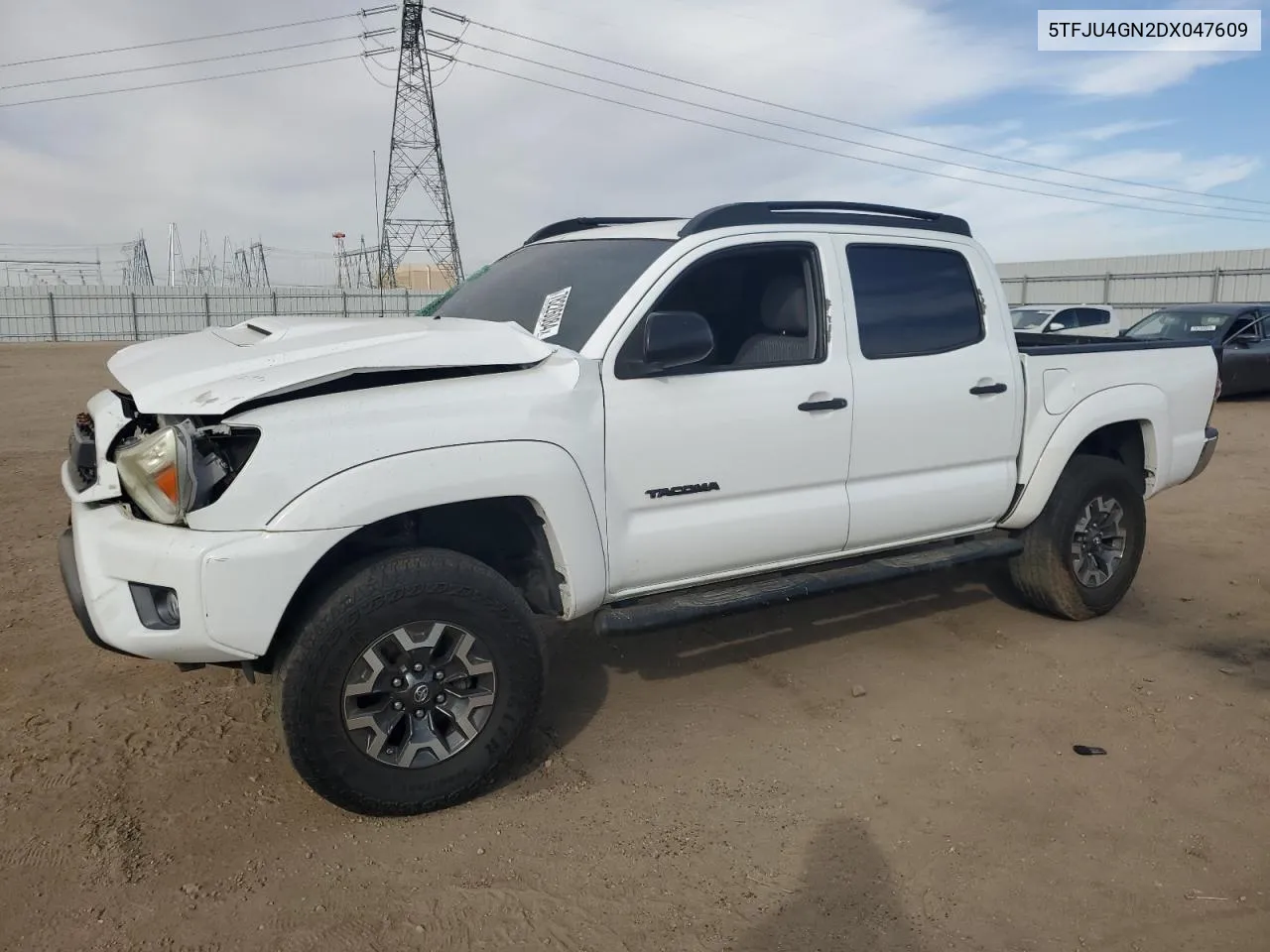 2013 Toyota Tacoma Double Cab Prerunner VIN: 5TFJU4GN2DX047609 Lot: 78226084