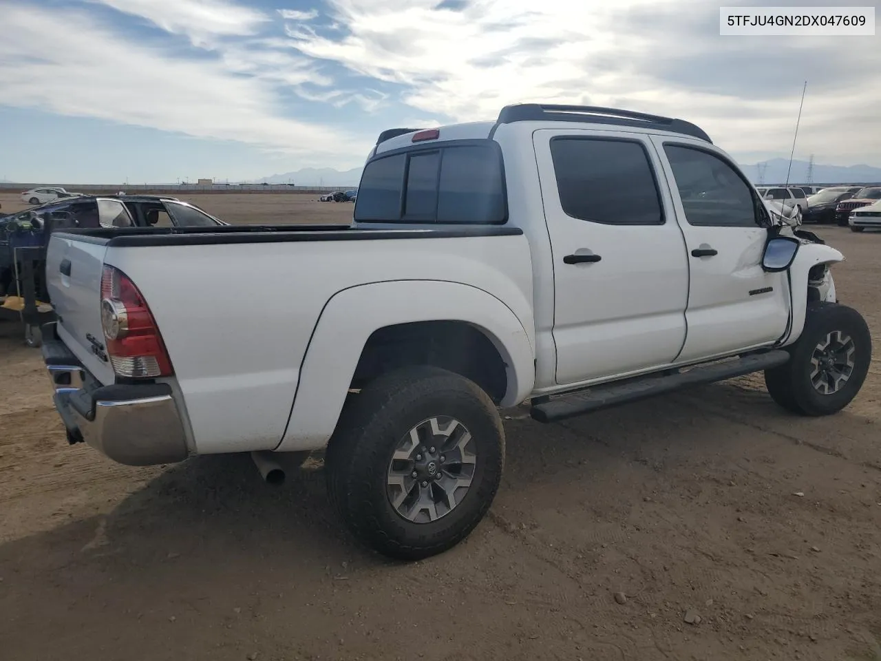 2013 Toyota Tacoma Double Cab Prerunner VIN: 5TFJU4GN2DX047609 Lot: 78226084