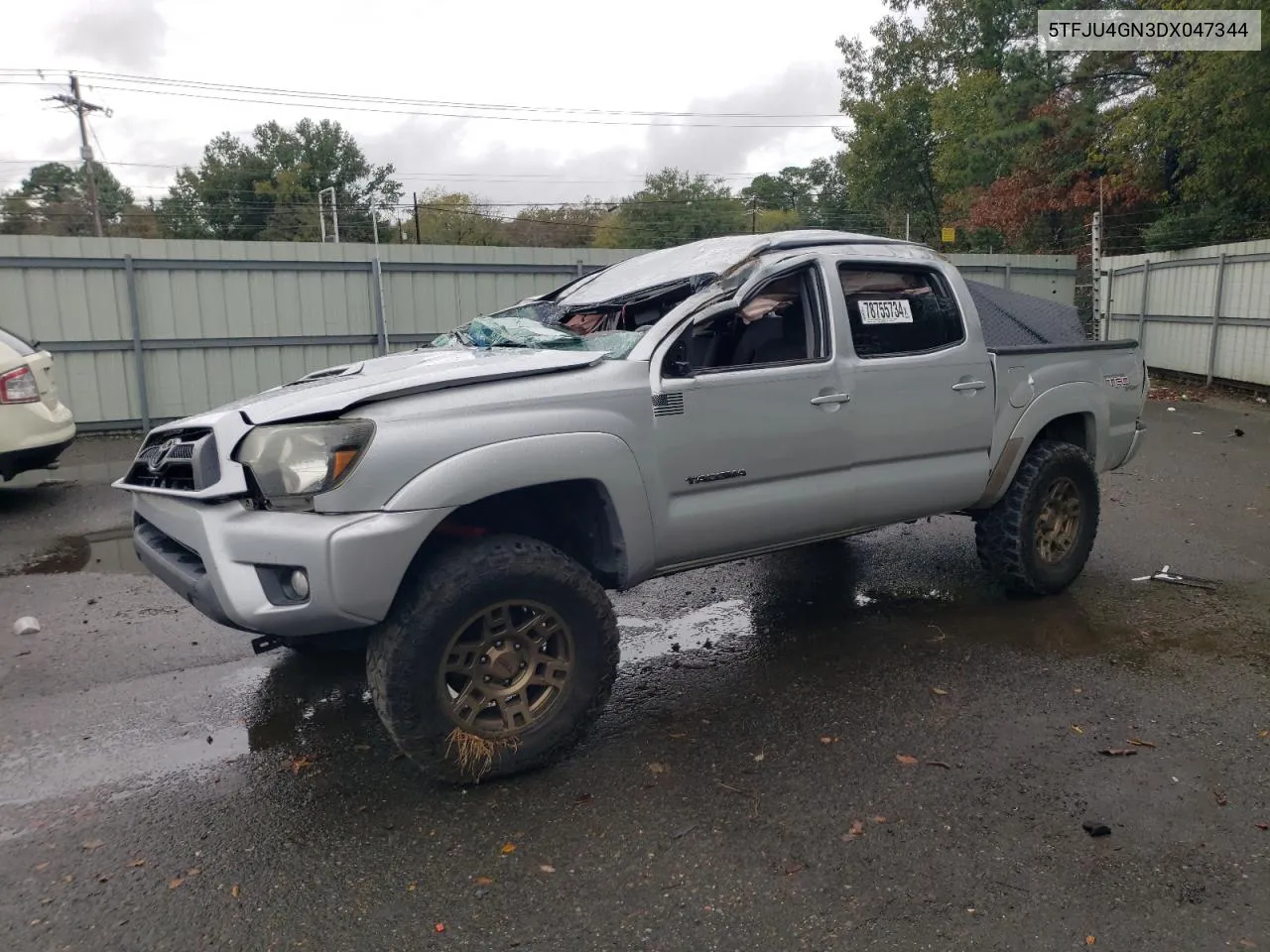 2013 Toyota Tacoma Double Cab Prerunner VIN: 5TFJU4GN3DX047344 Lot: 78755734