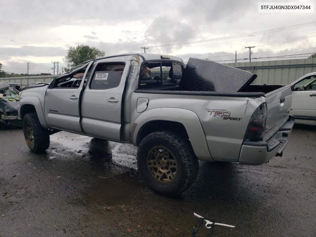 2013 Toyota Tacoma Double Cab Prerunner VIN: 5TFJU4GN3DX047344 Lot: 78755734