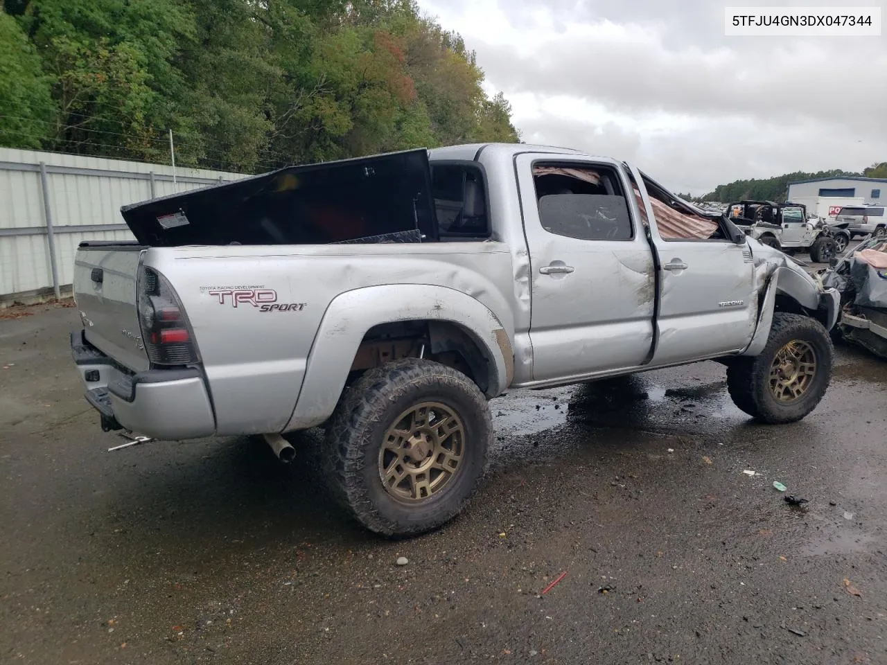 2013 Toyota Tacoma Double Cab Prerunner VIN: 5TFJU4GN3DX047344 Lot: 78755734