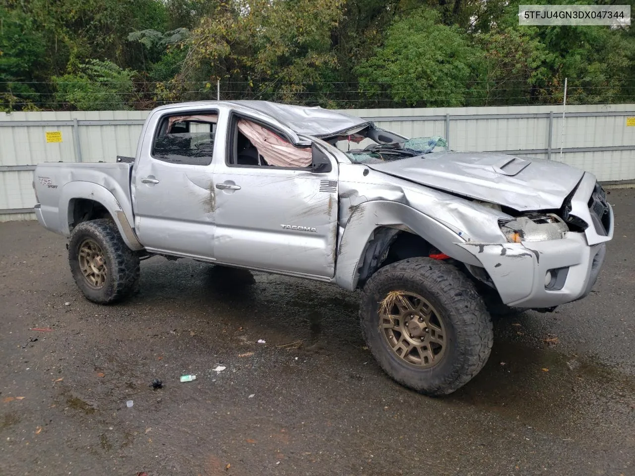 2013 Toyota Tacoma Double Cab Prerunner VIN: 5TFJU4GN3DX047344 Lot: 78755734