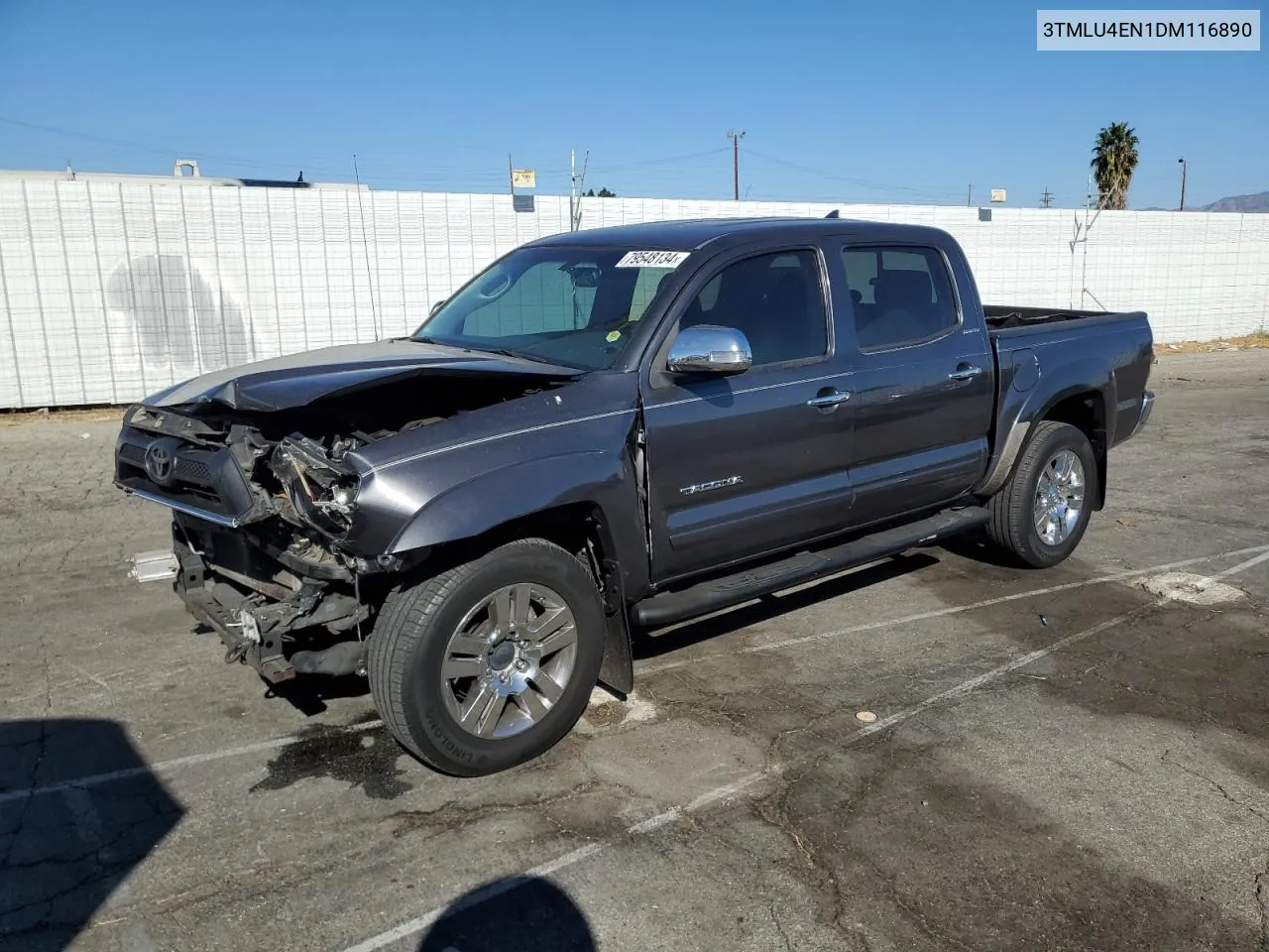 2013 Toyota Tacoma Double Cab VIN: 3TMLU4EN1DM116890 Lot: 79548134