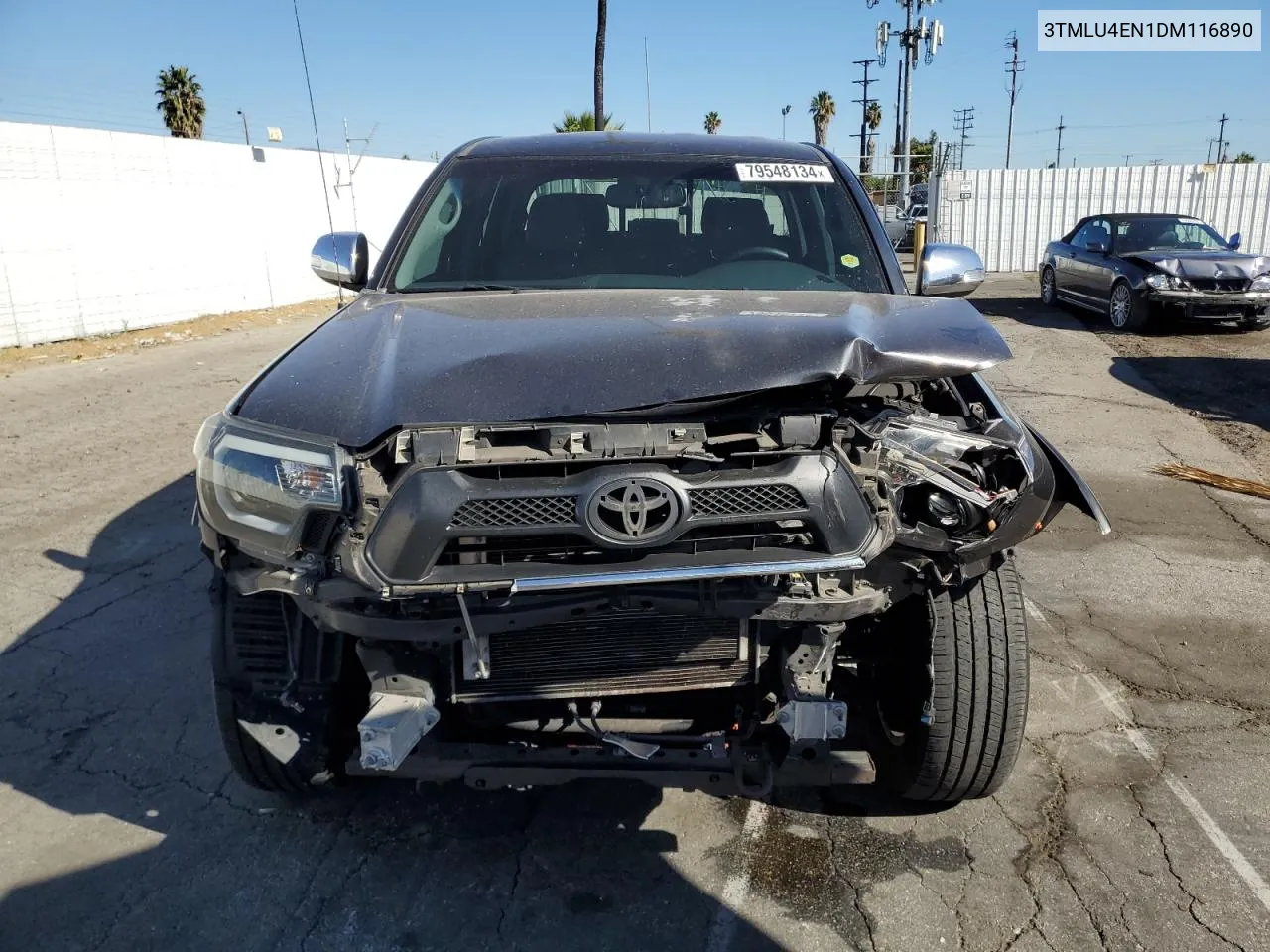 2013 Toyota Tacoma Double Cab VIN: 3TMLU4EN1DM116890 Lot: 79548134