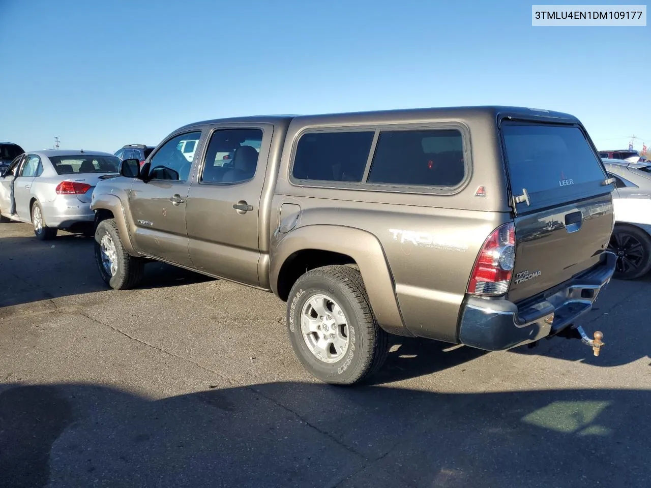 2013 Toyota Tacoma Double Cab VIN: 3TMLU4EN1DM109177 Lot: 79738684