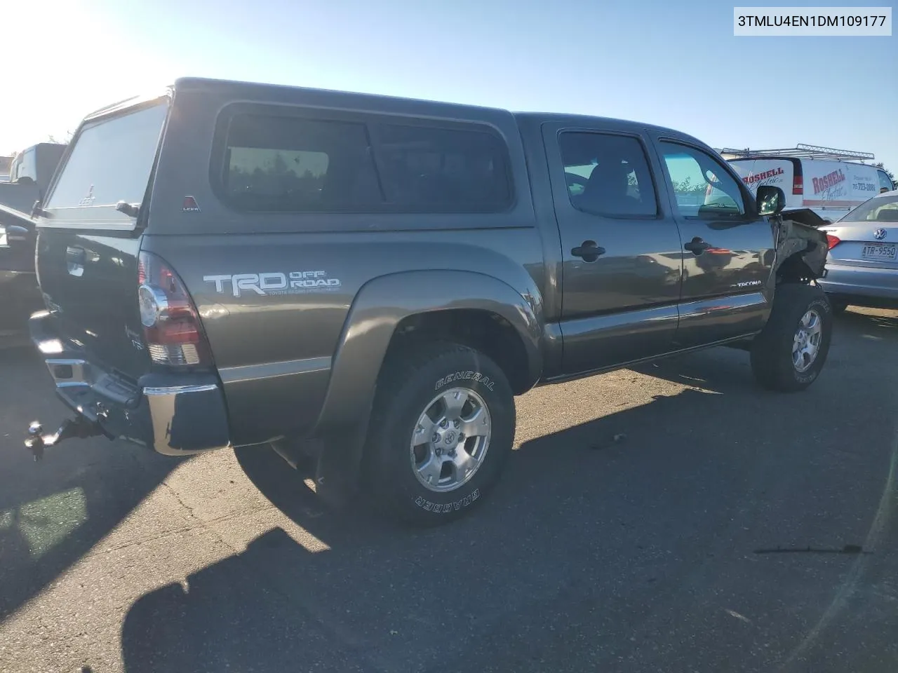 2013 Toyota Tacoma Double Cab VIN: 3TMLU4EN1DM109177 Lot: 79738684