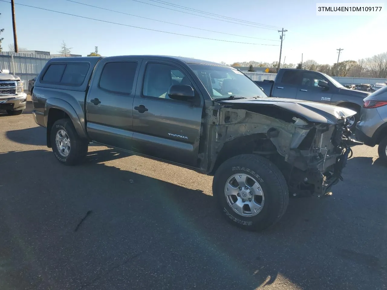 2013 Toyota Tacoma Double Cab VIN: 3TMLU4EN1DM109177 Lot: 79738684