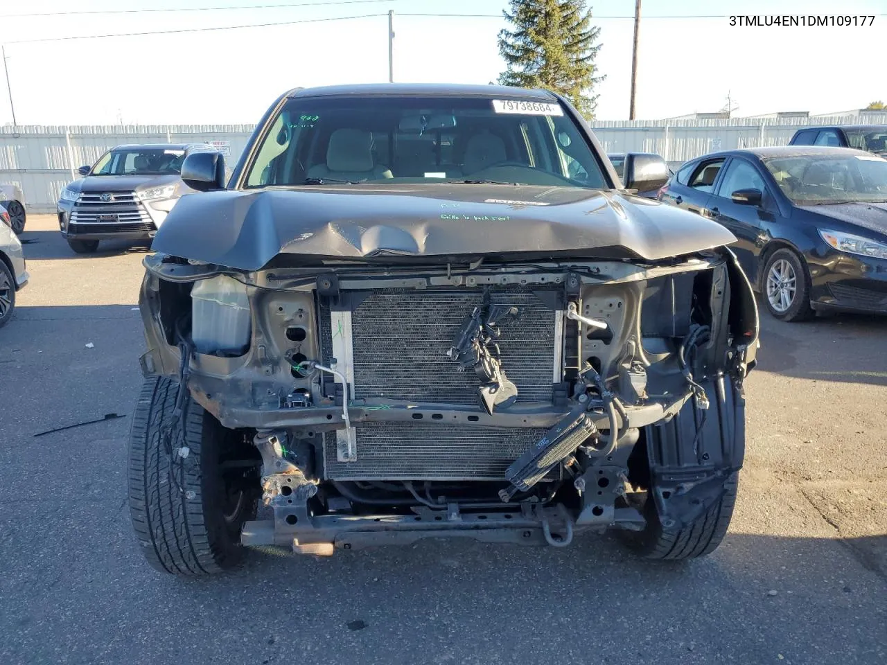 2013 Toyota Tacoma Double Cab VIN: 3TMLU4EN1DM109177 Lot: 79738684