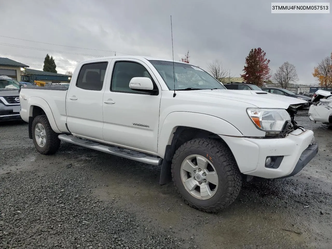 2013 Toyota Tacoma Double Cab Long Bed VIN: 3TMMU4FN0DM057513 Lot: 80245014