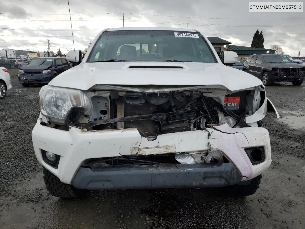 2013 Toyota Tacoma Double Cab Long Bed VIN: 3TMMU4FN0DM057513 Lot: 80245014