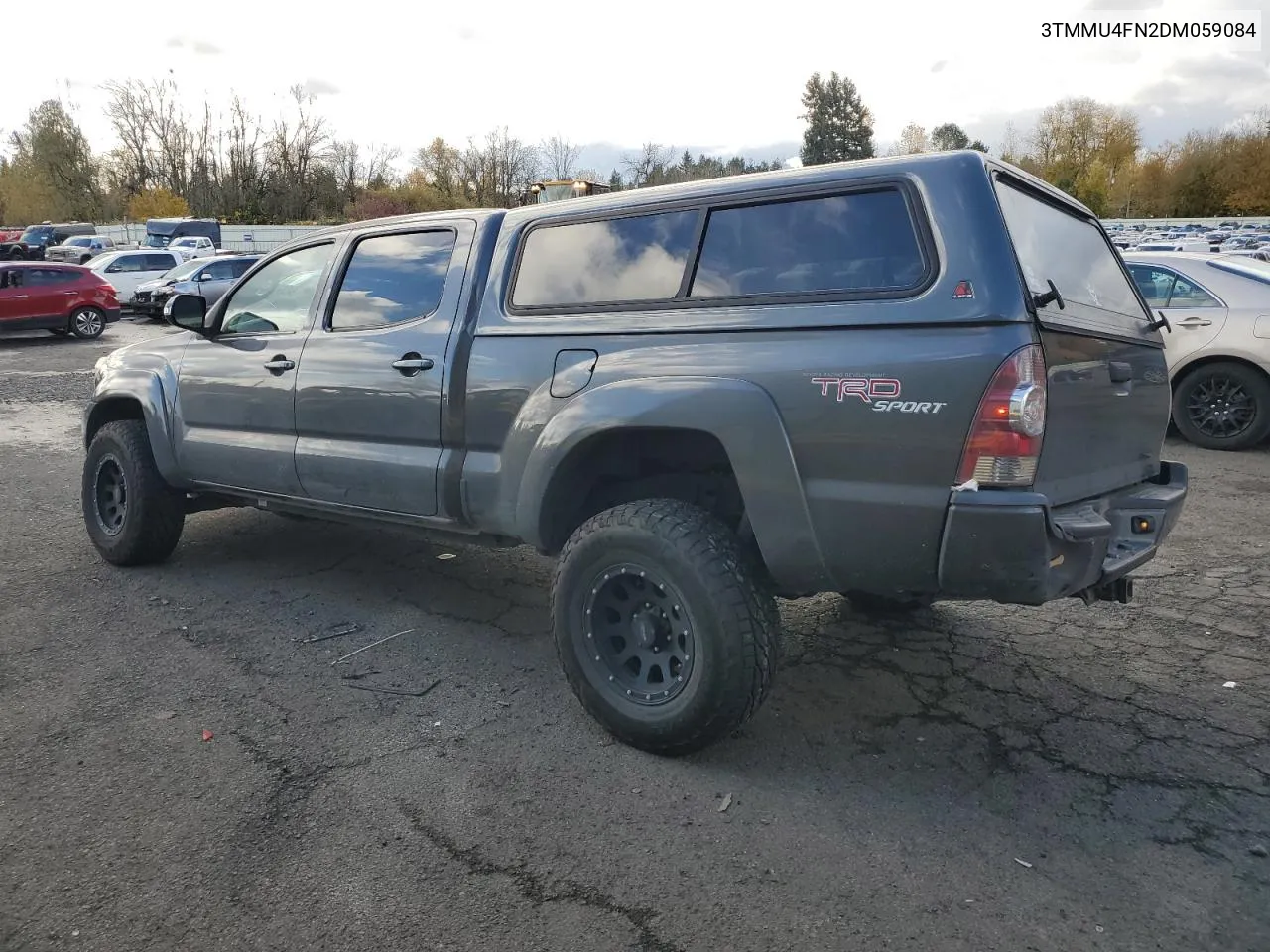 2013 Toyota Tacoma Double Cab Long Bed VIN: 3TMMU4FN2DM059084 Lot: 80579334