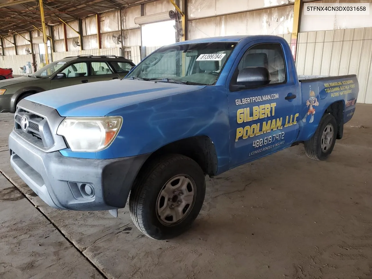 2013 Toyota Tacoma VIN: 5TFNX4CN3DX031658 Lot: 81399784