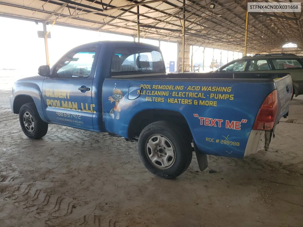 2013 Toyota Tacoma VIN: 5TFNX4CN3DX031658 Lot: 81399784