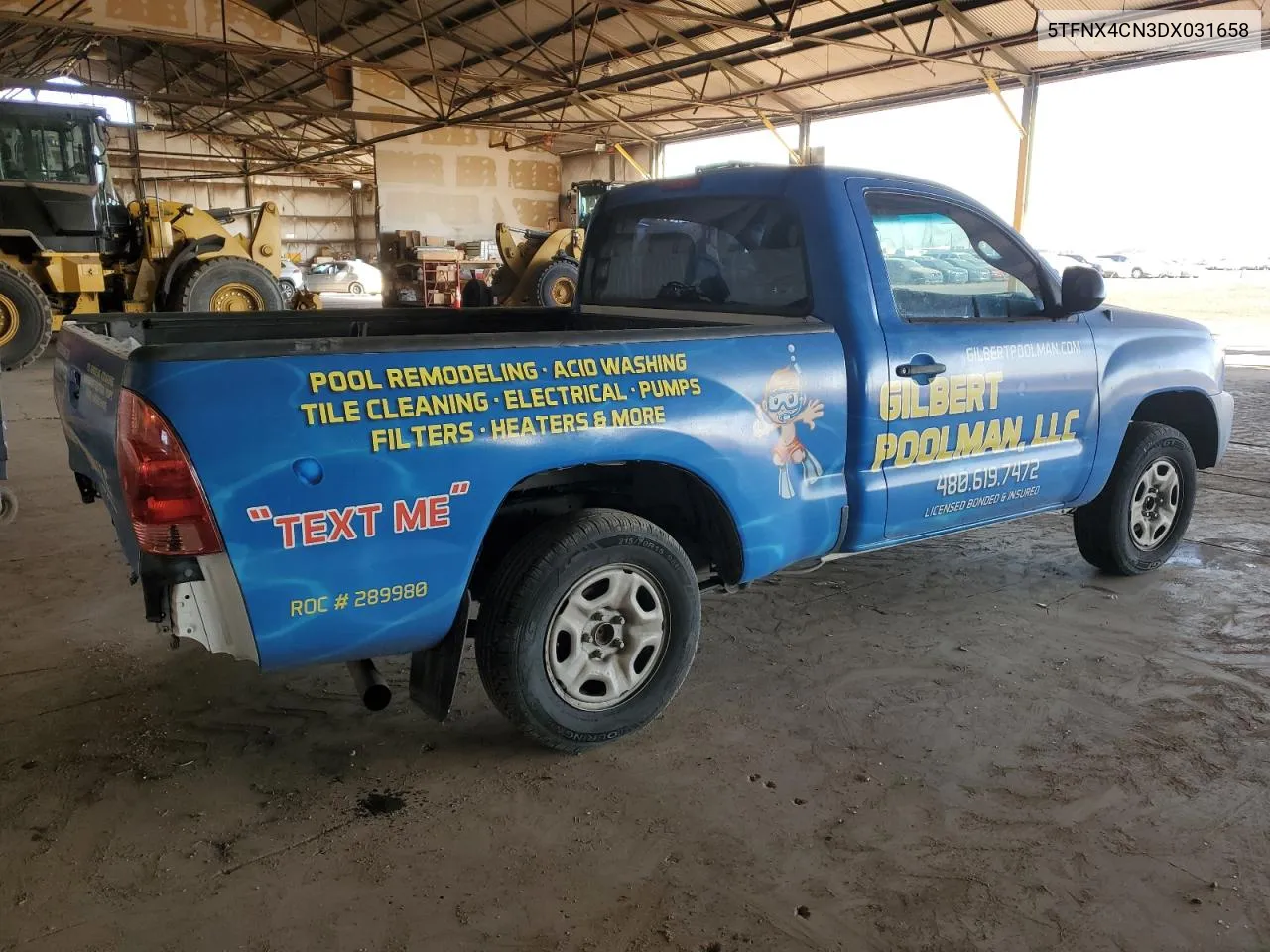 2013 Toyota Tacoma VIN: 5TFNX4CN3DX031658 Lot: 81399784