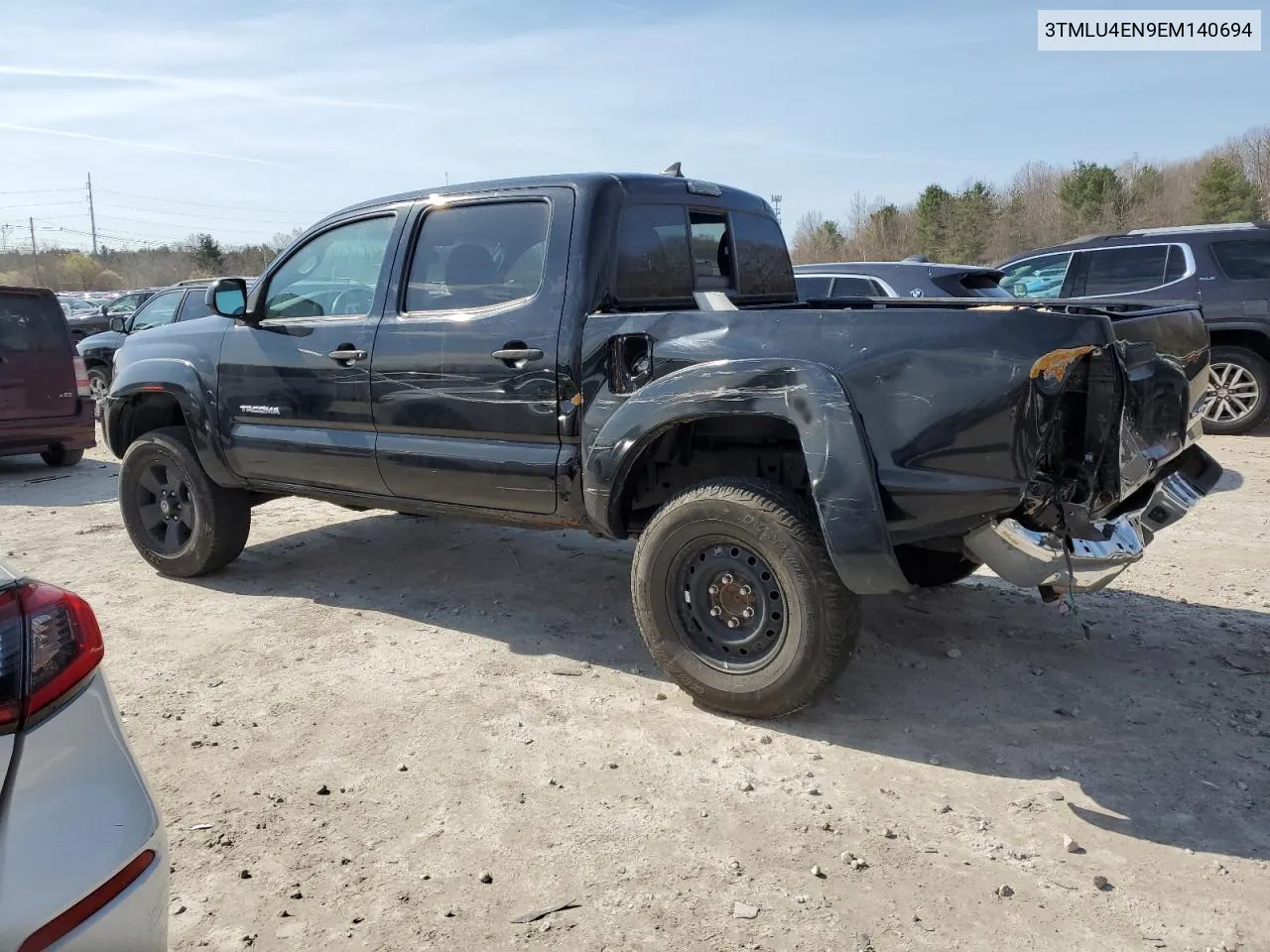 2014 Toyota Tacoma Double Cab VIN: 3TMLU4EN9EM140694 Lot: 50255024