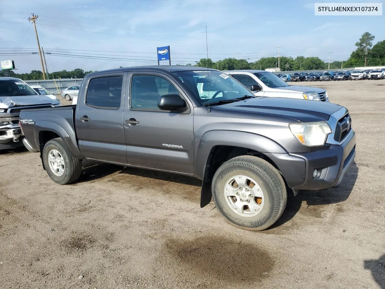 2014 Toyota Tacoma Double Cab VIN: 5TFLU4ENXEX107374 Lot: 55913144