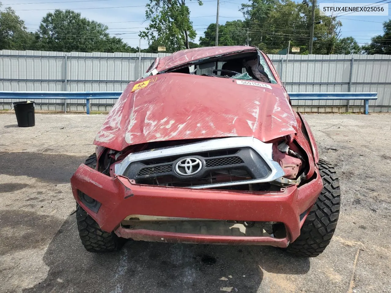 2014 Toyota Tacoma Access Cab VIN: 5TFUX4EN8EX025056 Lot: 56916614