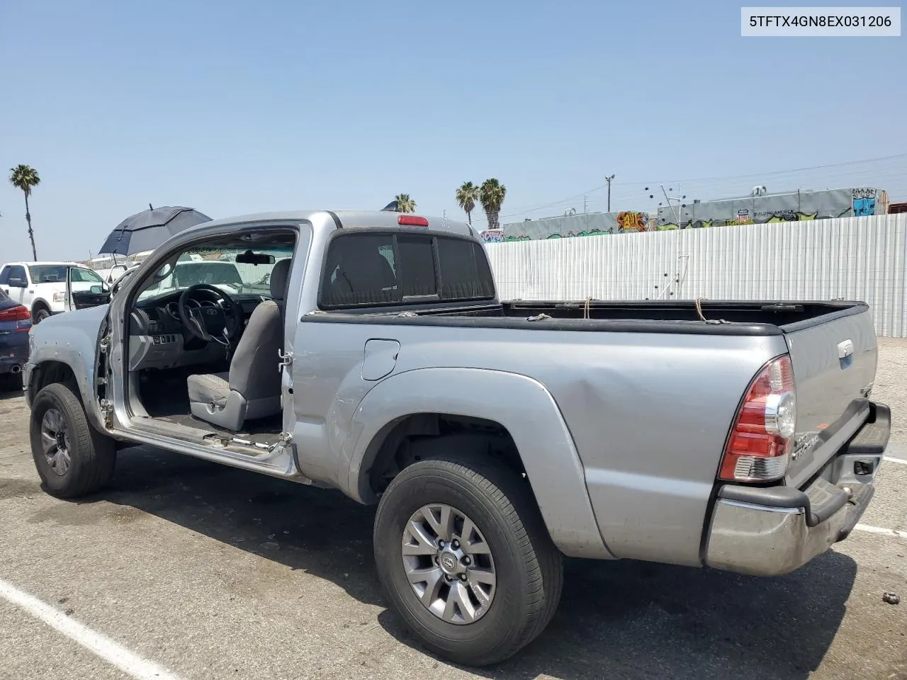 2014 Toyota Tacoma Prerunner Access Cab VIN: 5TFTX4GN8EX031206 Lot: 57338544