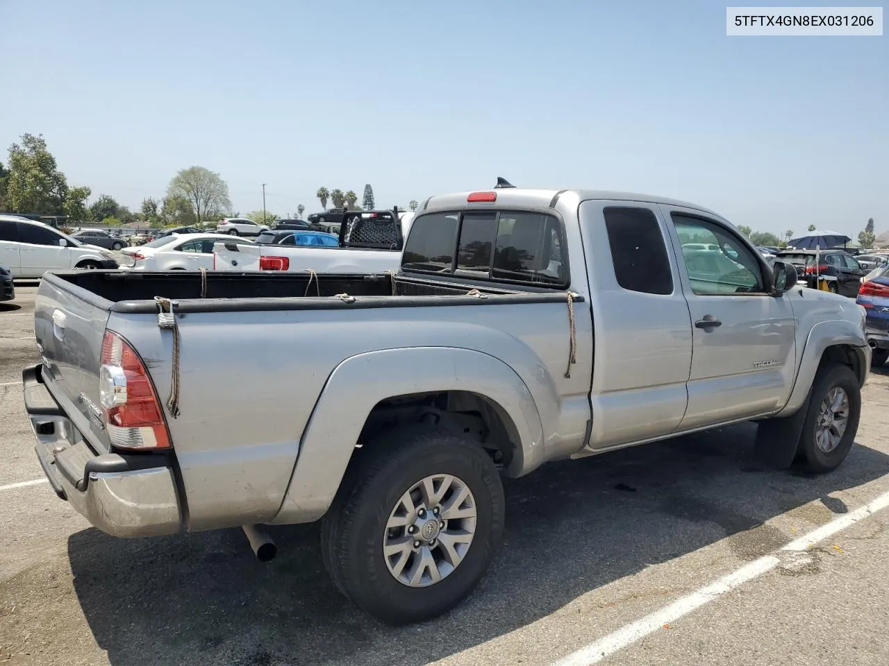 2014 Toyota Tacoma Prerunner Access Cab VIN: 5TFTX4GN8EX031206 Lot: 57338544